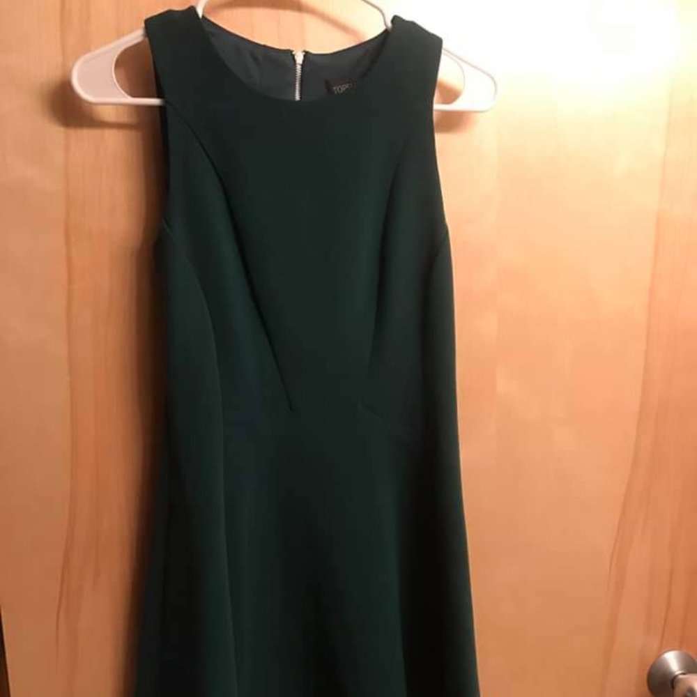 Topshop Green Dress